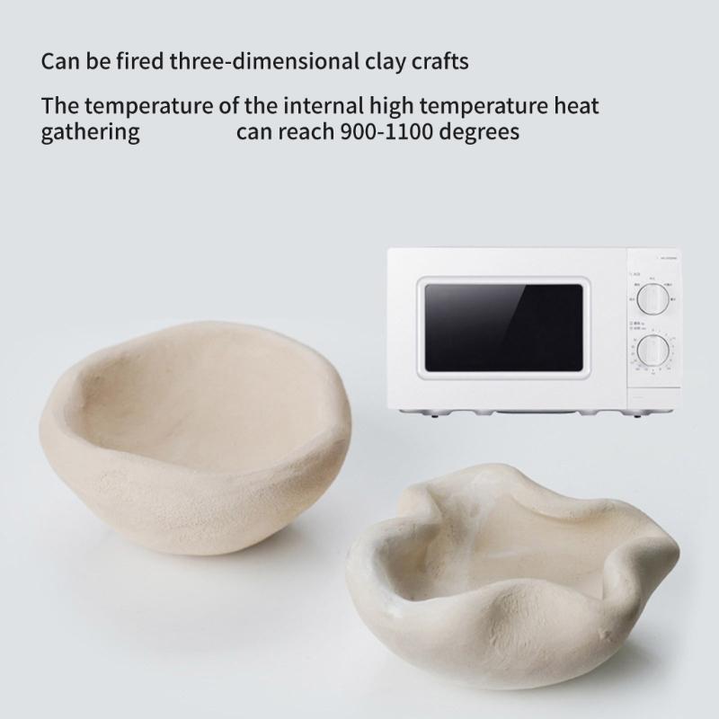 Professional Grade Microwave Kiln Ceramic Clay Microwave Kiln For Efficient Glass Fusing And Jewelry Design