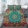 Luxury Boho Style Duvet Cover Geometric Print Bedding Set Quilt Cover with Zipper Closure King Queen Polyester Comforter Cover