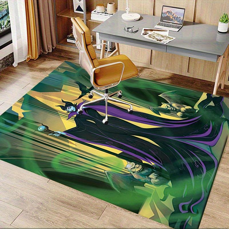 3D Printed Maleficent,Sorceress,Dark Magic Anti-Slip Rug - Machine Washable Office Rug for Living Room, Bedroom, Office - Multiple Sizes