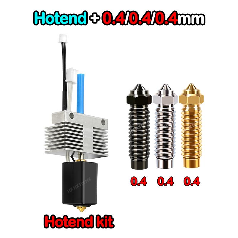 For Elegoo Neptune 4 Plus/Neptune 4 Max 3D Printer Print Head 24V 80W Hotend Kit Ceramic Heating Rod Extruder Head Nozzle