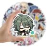 10 30 60Pcs Cute Game Honkai Impact 3 Stickers Anime Decals Graffiti Skateboard Water Bottle Laptop Kids Kawaii Cartoon Sticker