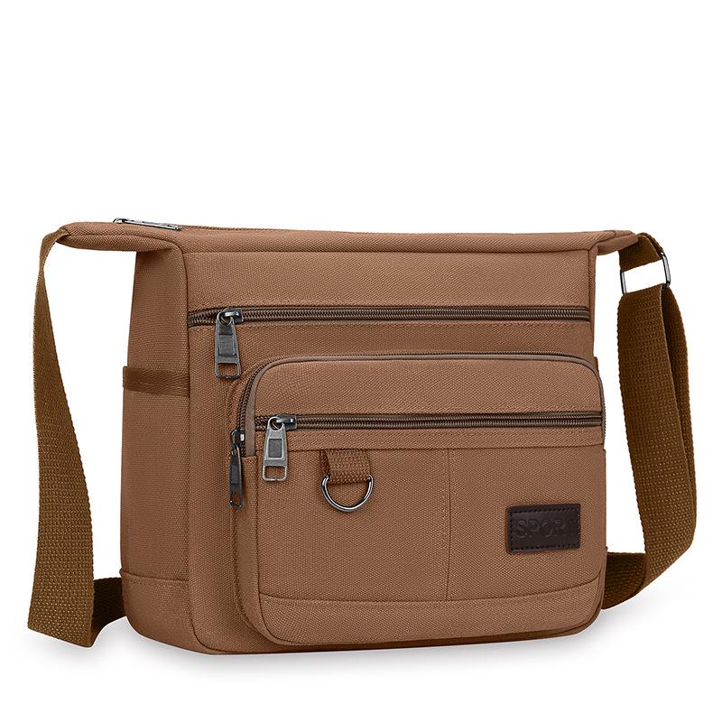 Herren Canvas Umhänge- und Schultertasche - Lässige Reise Messenger und Rucksack