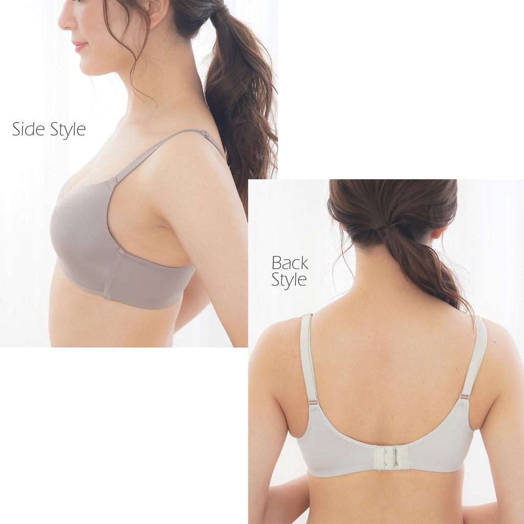 set of Freelite small size L [DIAFELIZ] Non-wired bra, 2, bra, wire-free bra, cup, beige,