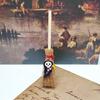 Mini Witch Broom Car Pendant Wooden Halloween Ornament for Rearview Mirror 1:6/1:12 Miniature Doll Houses Scale Accessory