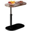 Height-Adjustable Side Table [2025 Industry-Leading Nursing Table] Movable Table, 360-Degree Rotation, Height Adjustable, Sofa Table, Water-Resistant,
