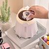 Garbage Can Princess Shape Office Bathroom Car Hotel Deskside Small Trash Can Compact Desktop Waste Bin