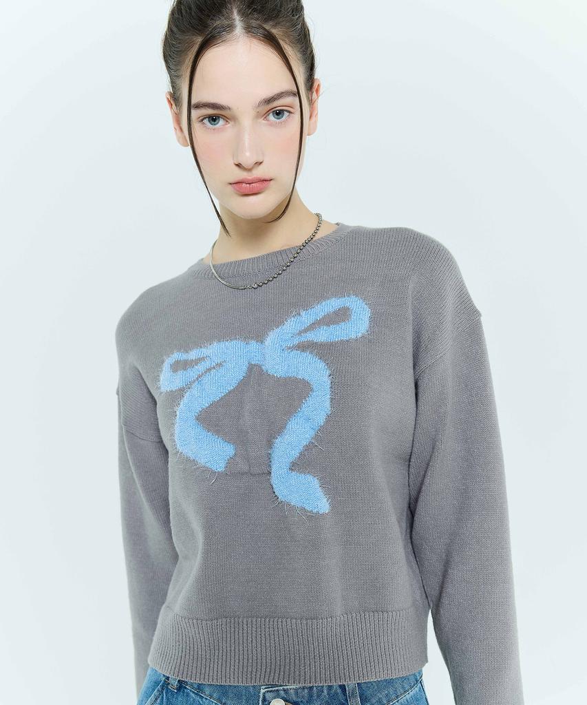 LARTIGENT L6 Ribbon Mix Knit(Gray)