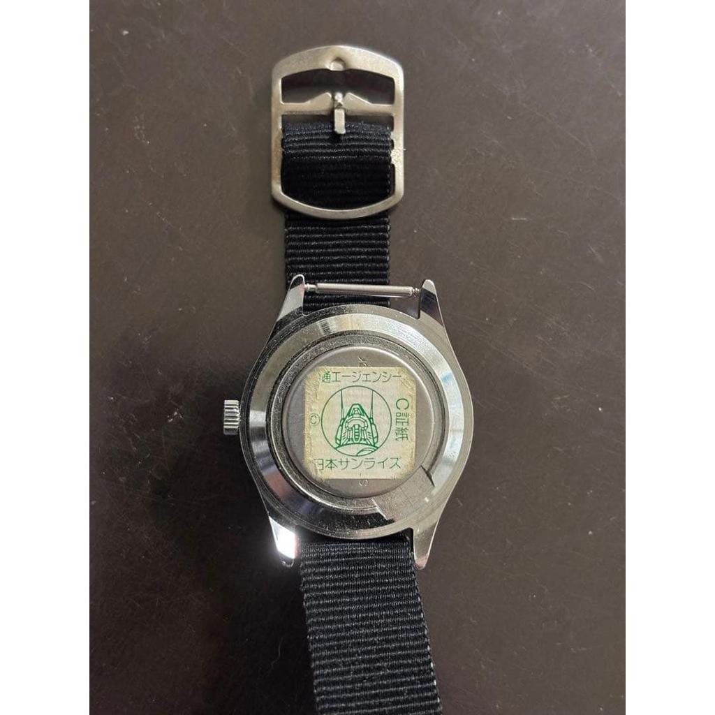 Used Q&Q Watch Combat Mecha Xabungle Character Dial Retro Showa