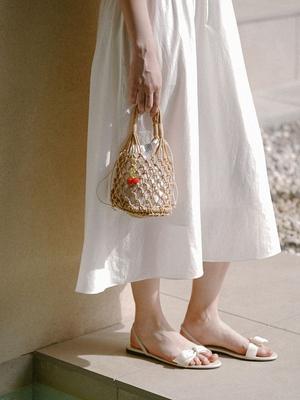 Laminez Handmade Summer Bag - Beige