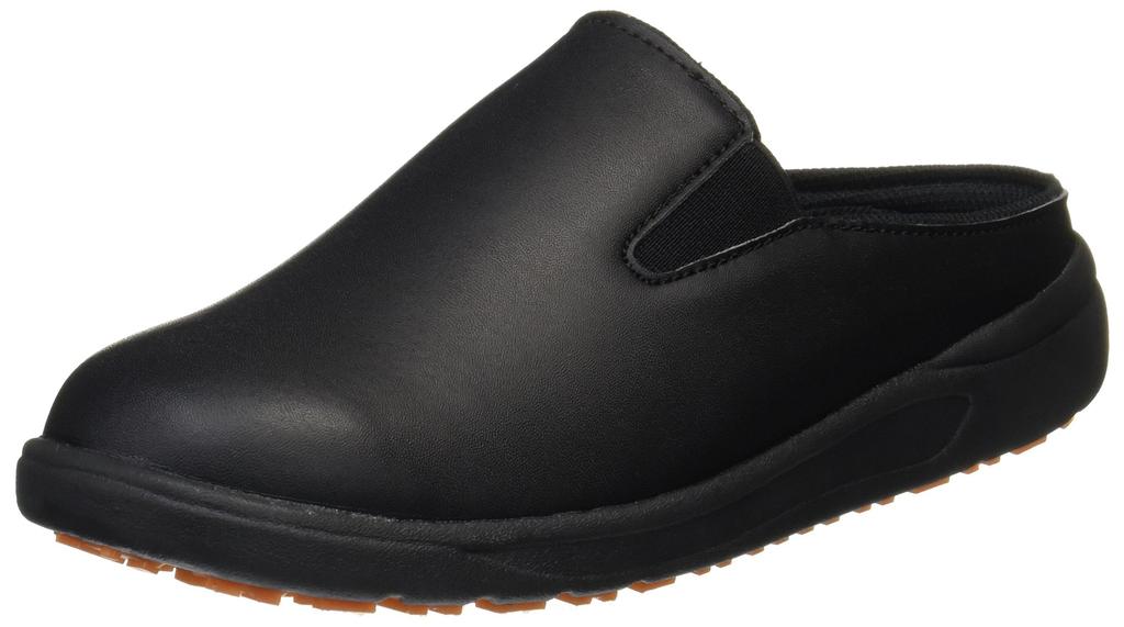 Asahi Cook 102 Commercial Kitchen Shoes, Black, Size 24.0 cm, 3E