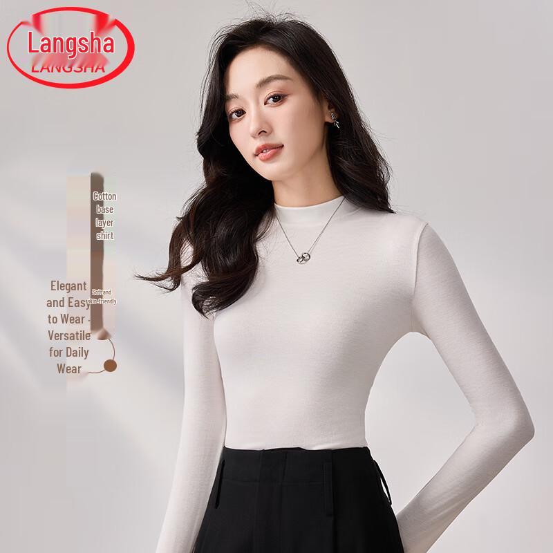 

Langsha Women s Modal Slim-Fit Long-Sleeve Top