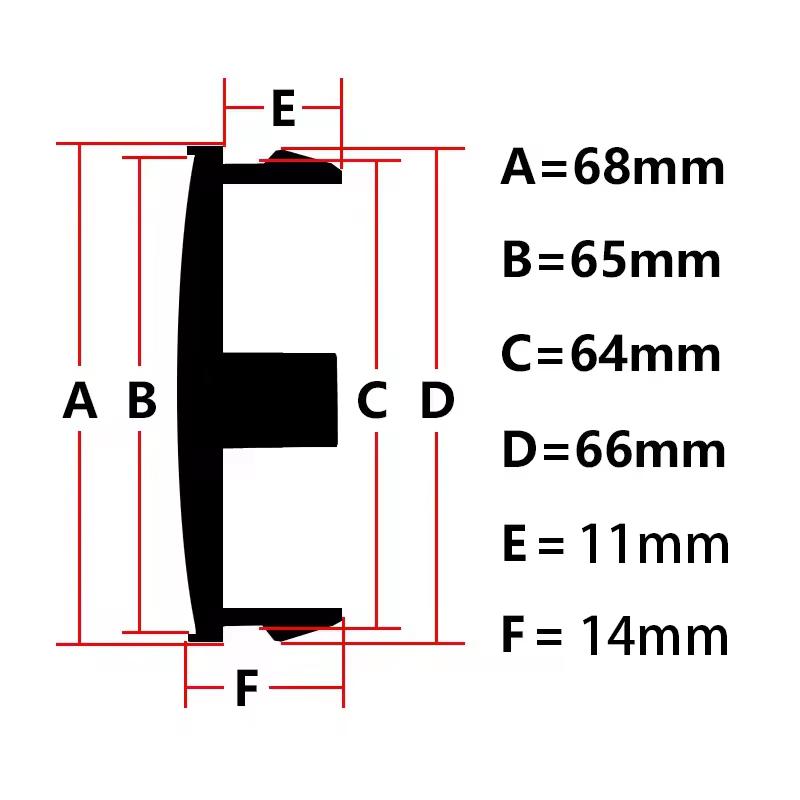 4ks/lot 68mm Prázdný Bez Loga Kryt Středu Kola Auta Pro Bmw X3 X5 M3 M5 E46 E39 E38 E90 E60 F30 F30 F10 Příslušenství Krytu Náboje Kola Auta