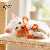 Soft Lightweight Cat Kicker Toys Mesh Tube Toy, Butterfly Shape Interactive Chew Toy with Bells Indoor Exercise And Plush Balls, Flexible for
