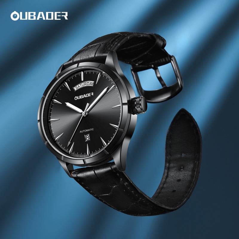 Genuine Men's Automatic Outdoor Sports Watch - Waterproof, Luminous, with Week and Calendar Display