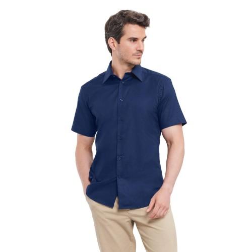 Russell Collection Mens Oxford Shirt