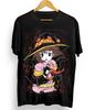 Konosuba Megumin Tričko Waifu Kawaii Anime Japonské Unisex Černé Krátký Rukáv Unisex Tričko