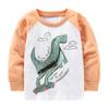 Dinosaur Baby Spring and Autumn Girls T-shirt Long Sleeve Undershirt
