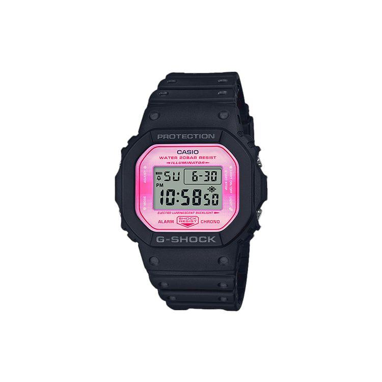 Casio G-Shock Series Sakura Theme Special Edition Square LCD Display Watch Women watches Pink DW-5600TCB-1