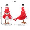 Niedlicher Pinguin Weihnachten Leuchtender Pinguin Vögel Kreatives Weihnachtsgeschenk Kleines Tier Tischdekoration Ornamente