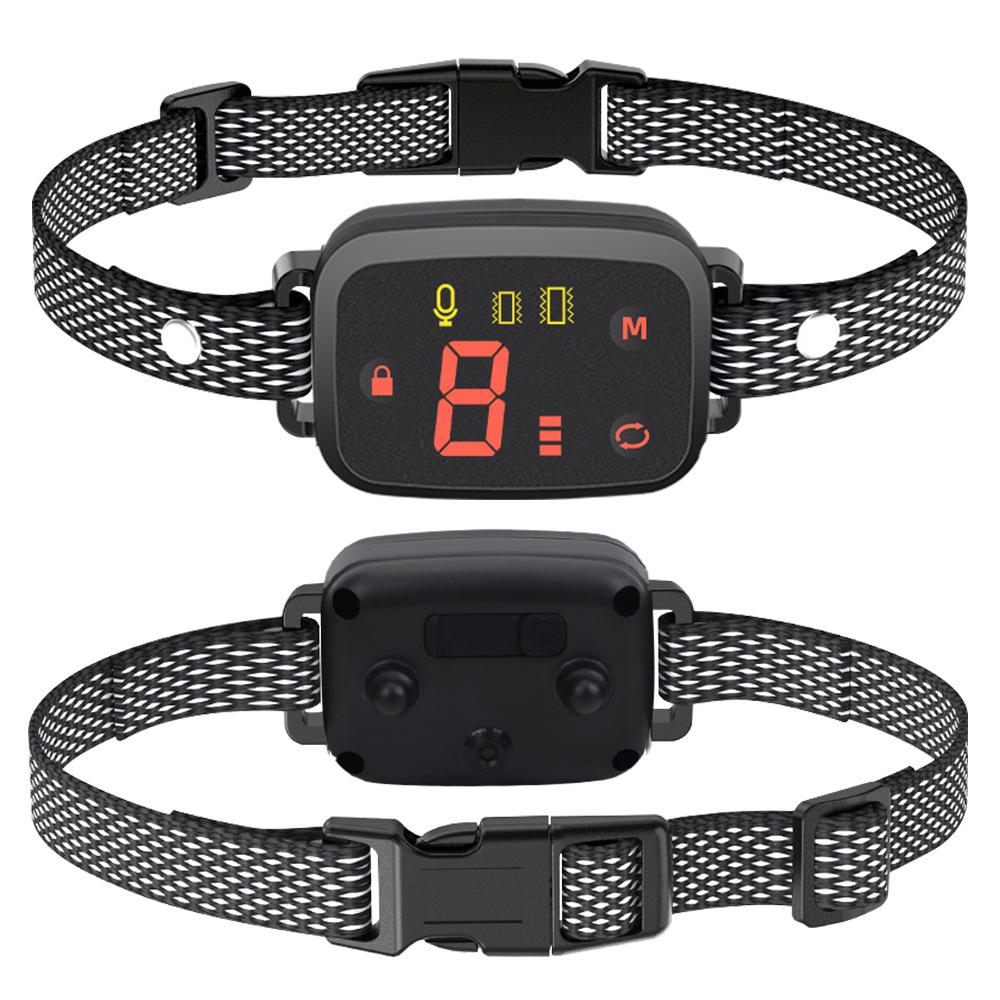 Smart Vibration Training Collar Dog Trainer Waterproof Digital Display Touch Charging Color Screen Pet