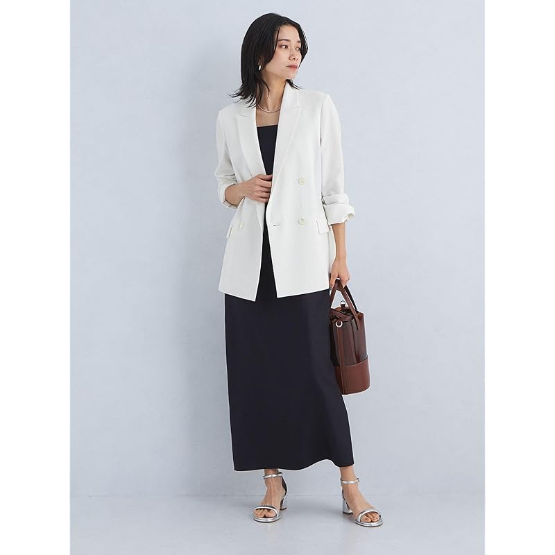 [United Arrows Green Label Relaxing] Soccer Like Double Jacket -Machine Washable Stretch- 35221621675 0330 OFF WHITE(03) S(36)