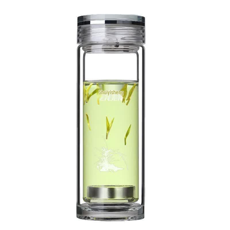 Shuiyisheng Double-Layer Glass Tea & Water Cup