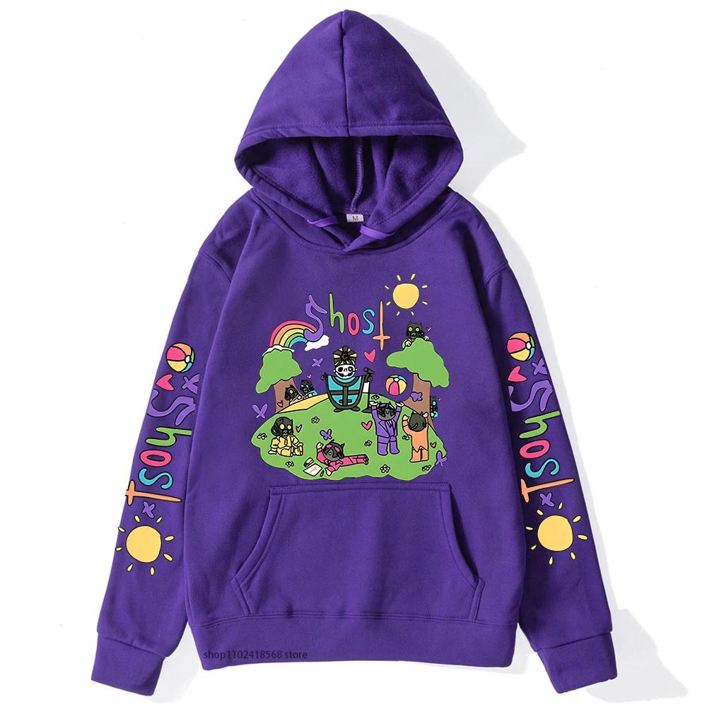 

Худи с графикой музыкальной группы Ghost, с длинным рукавом, мужские толстовки с капюшоном, уличная одежда, женская повседневная мужская одежда каваи 3XL