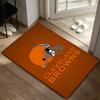 Cleveland Browns A rug suitable for office chair areas living rooms and computer desks perfect for home offices and an ideal holiday gift