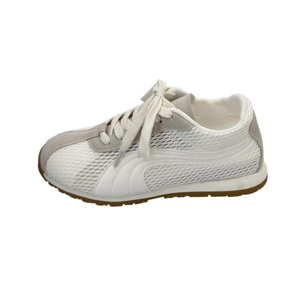 Super Fire Red Forrest Gump Training Shoes Women's 2025 New Summer Thin Mesh Sports Casual Shoes Flat Baseplate Shoes