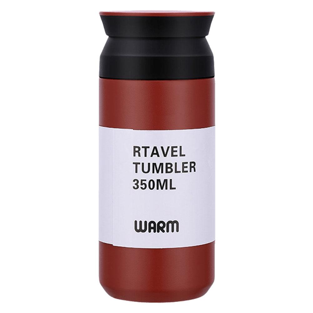 

Автомобильная термокружка из нержавеющей стали 500 мл, спортивная бутылка для воды, термос для чая и кофе, горячая кофейная чашка для путешествий на открытом воздухе 500ml красный