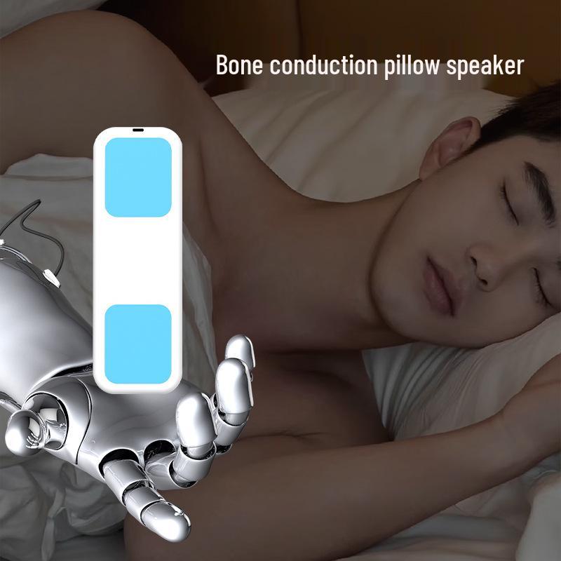 Bluetooth-динамик для сна с костной проводимостью, подподушечные наушники для сна синий