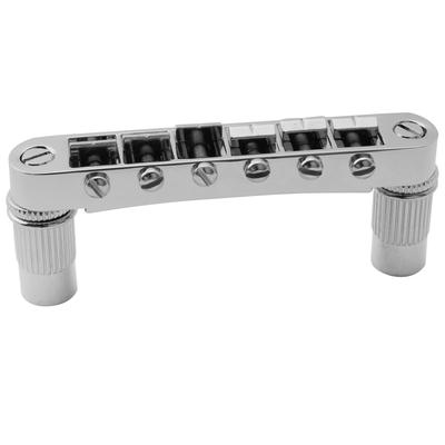 Musiclily Pro 10.4mm Wide-Style Tune-O-Matic Bridge for Epiphone Les Paul SG LP-Type Electric Guitars, Chrome