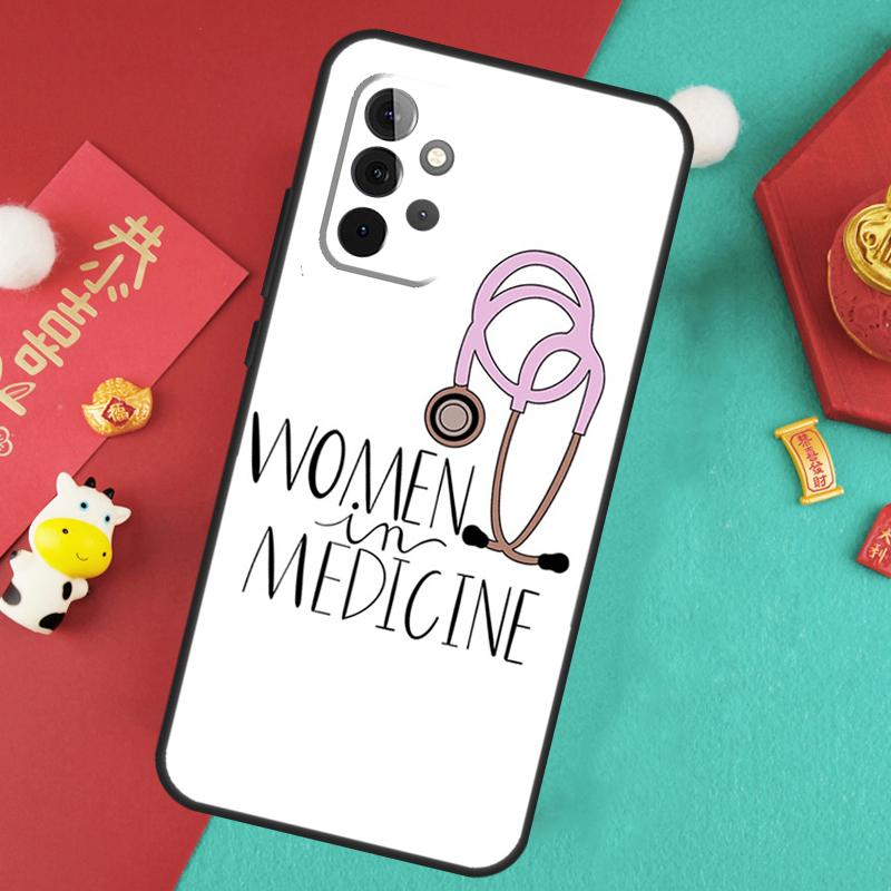 Cartoon Doctor Nurse Case For Samsung Galaxy A34 A54 A14 A15 A25 A35 A55 A53 A33 A13 A52 A32 A12 A51 A71 Cover