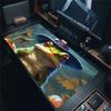 Magic Playmat Gathering Gaming Pads Frog Wizard Pattern Theme Anime Aesthetics Desk Mat Office Accessories Carpet Non-slip Rugs