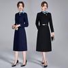 Women's Long Woolen Coat - Thick, Warm, and Professional Winter Wear