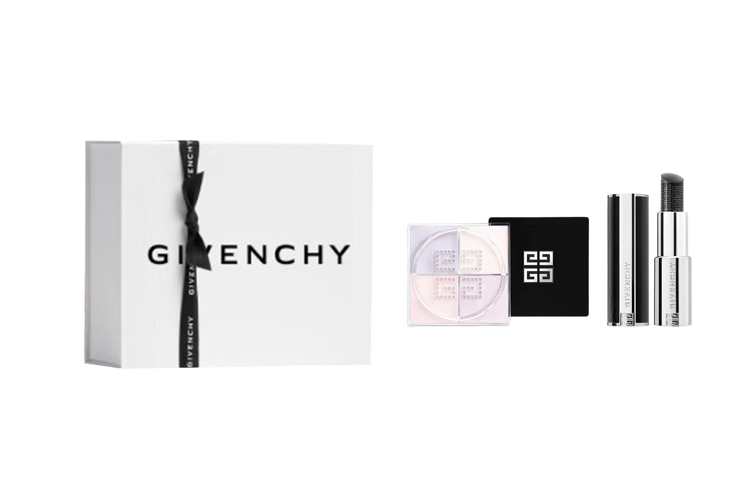 Givenchy Lipstick and Loose Powder Makeup Set #No.00+ #No.10