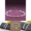 Eleganti Regali di Gioielli Bracciali da Donna con Strass Scintillanti e Bracciali Vuoti