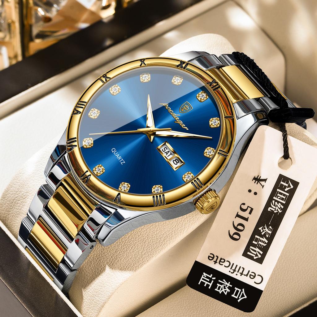 Bricked Men'S Watches Business Fashion Quartz Watches