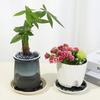 Plastic Flower Pot Drip Trays, Anti-Rot Root Plant Saucers, Indoor Outdoor Garden Bracket Tray for Home Garden Supplies