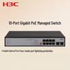 מתג PoE גיגאביט H3C S1210F-PWR בעל 10 פורטים