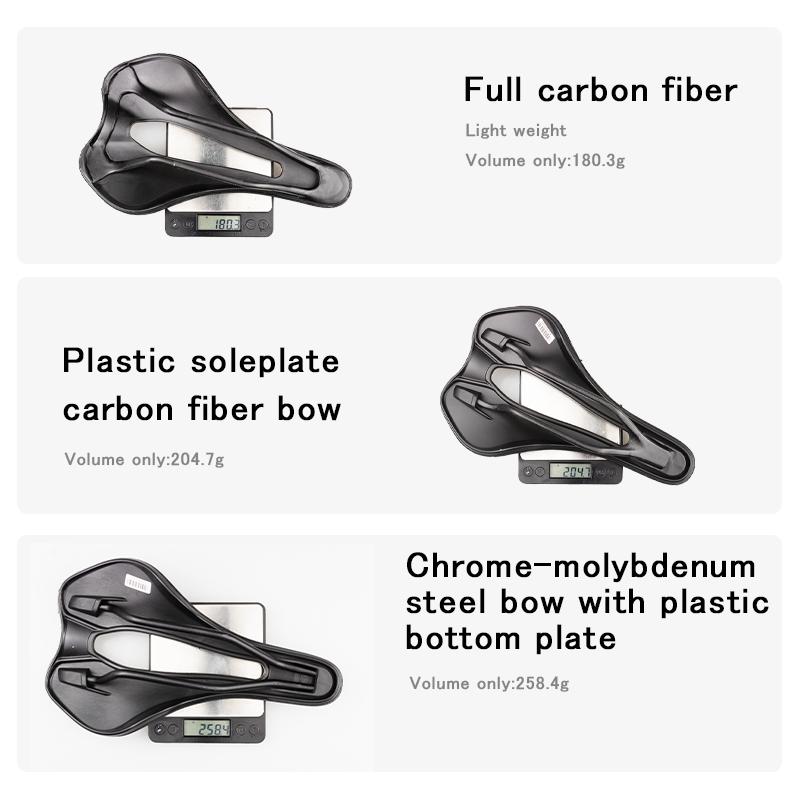 WILDSIDE 3D Printed Bicycle Saddle Ultralight Carbon Saddle 155mm Soft Bike Saddle for MTB Gravel Road Bike Seat Cycling Parts