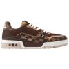 Louis Vuitton Low Top Skateboard Shoes Men's Brown 1AIN08