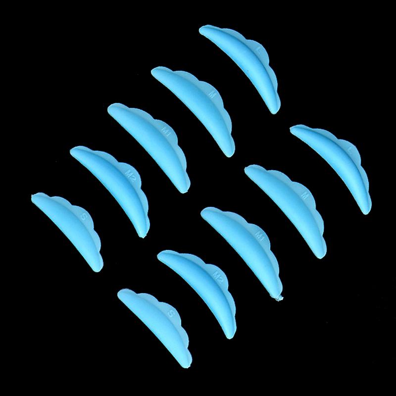 5 Pair Lash Lift Lifting Curlers Curl Silicone Shields Pads Multicolor Reusable