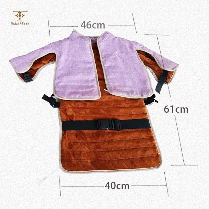 Electric Heated Moxibustion Salt Compress Vest for Physiotherapy
