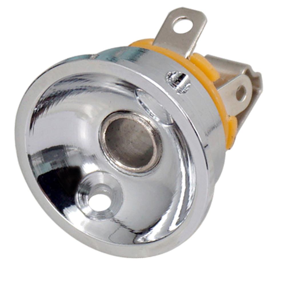 

Guitar Electro Sockets Jack Plate Holder Professional TL Jack Plate Holder Metal Stringed Instruments Accessories срібний