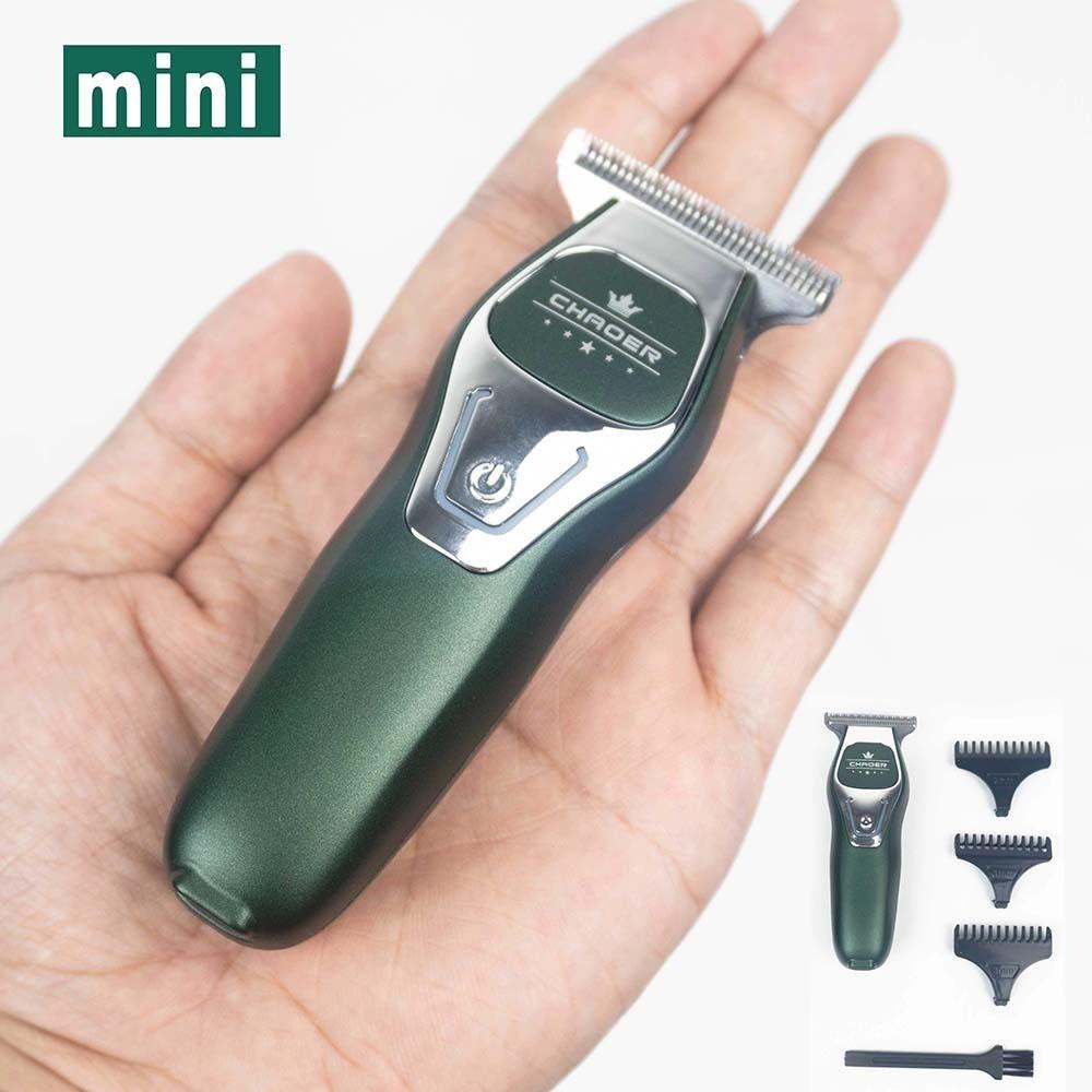

USB Rechargeable Hair Cutting Machine Small Electric Shaver Electric Hair Clippers For Bald зелений