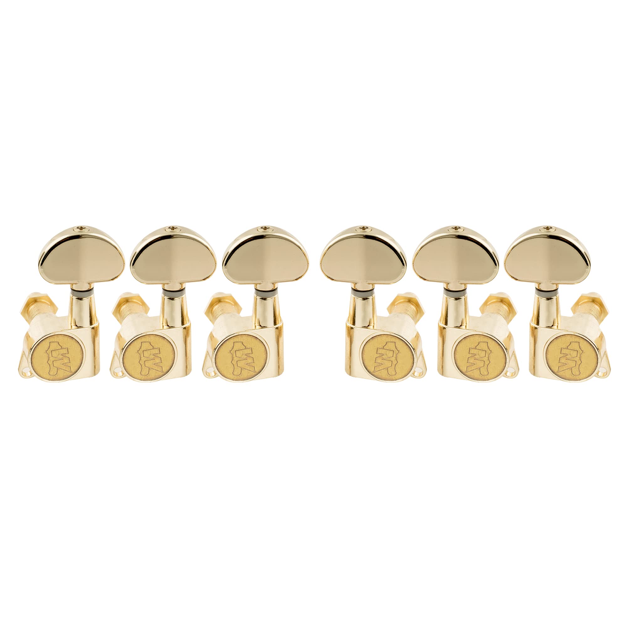 

Wilkinson WJN03 E-Z-LOK L3+R3 Guitar Tuners for Electric and Acoustic Guitars, Gold
