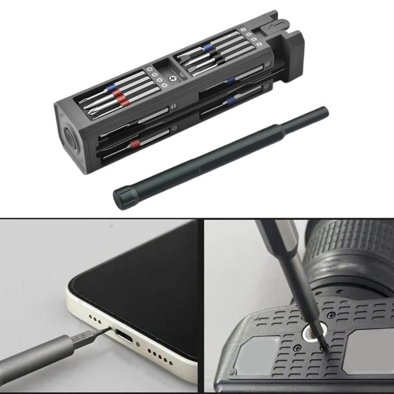 Magnetisches Miniatur-Schraubendreher-Werkzeugset Geeignet für effiziente Elektronikreparatur und -wartung Reparaturen von Kleingeräten