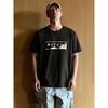 Heavyweight Pure Cotton 300g Trendy Brand Printed Cool-Touch Short-Sleeve T-Shirt for Men, Summer Base Shirt, Foreign Trade Men's Clothing