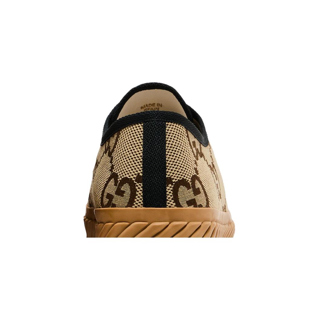 Gucci Maxi GG Low 'Caramel' (Unisex) Camel / Ebony / Black Canvas Shoes 703031 UKOH0 2590